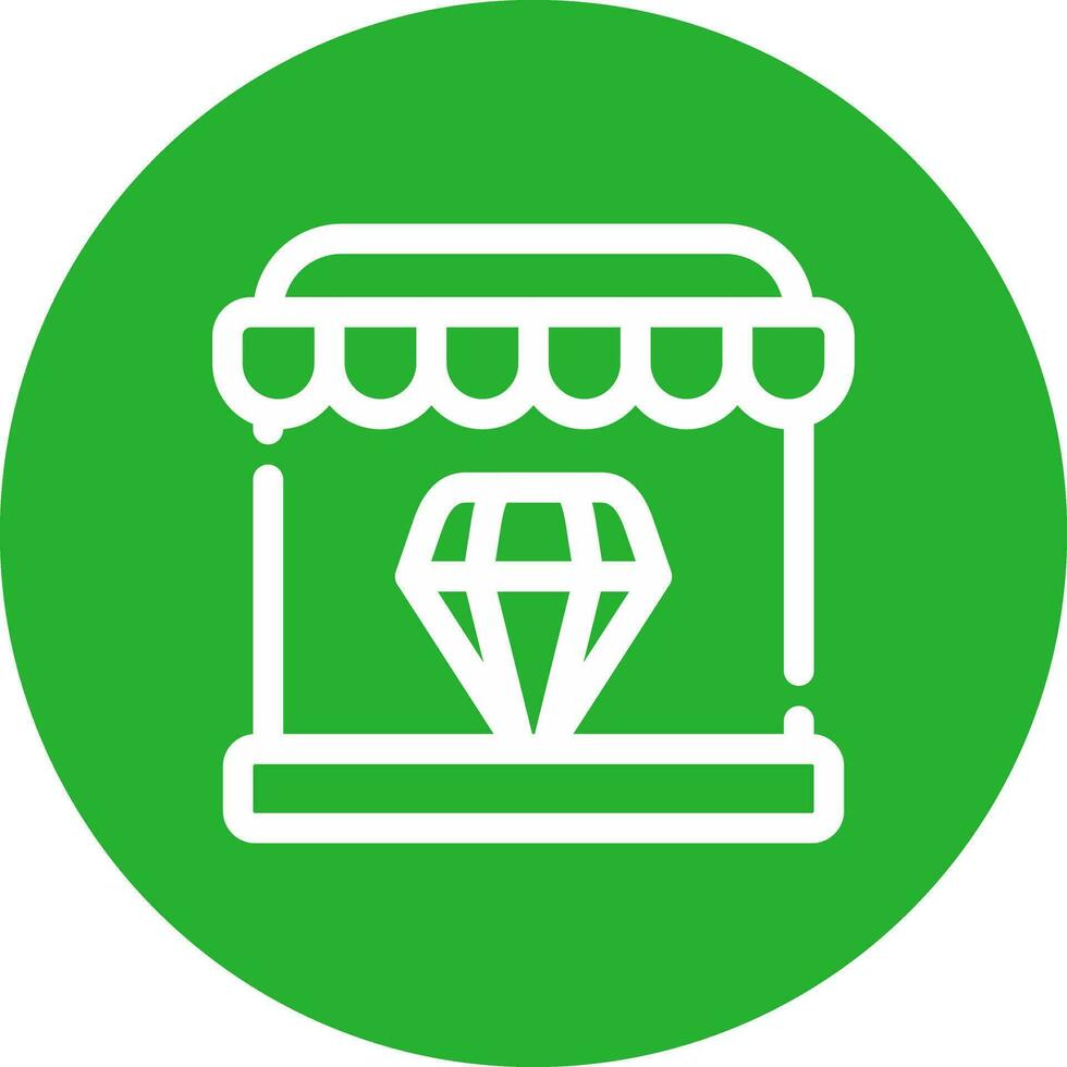 diamante fazer compras criativo ícone Projeto vetor