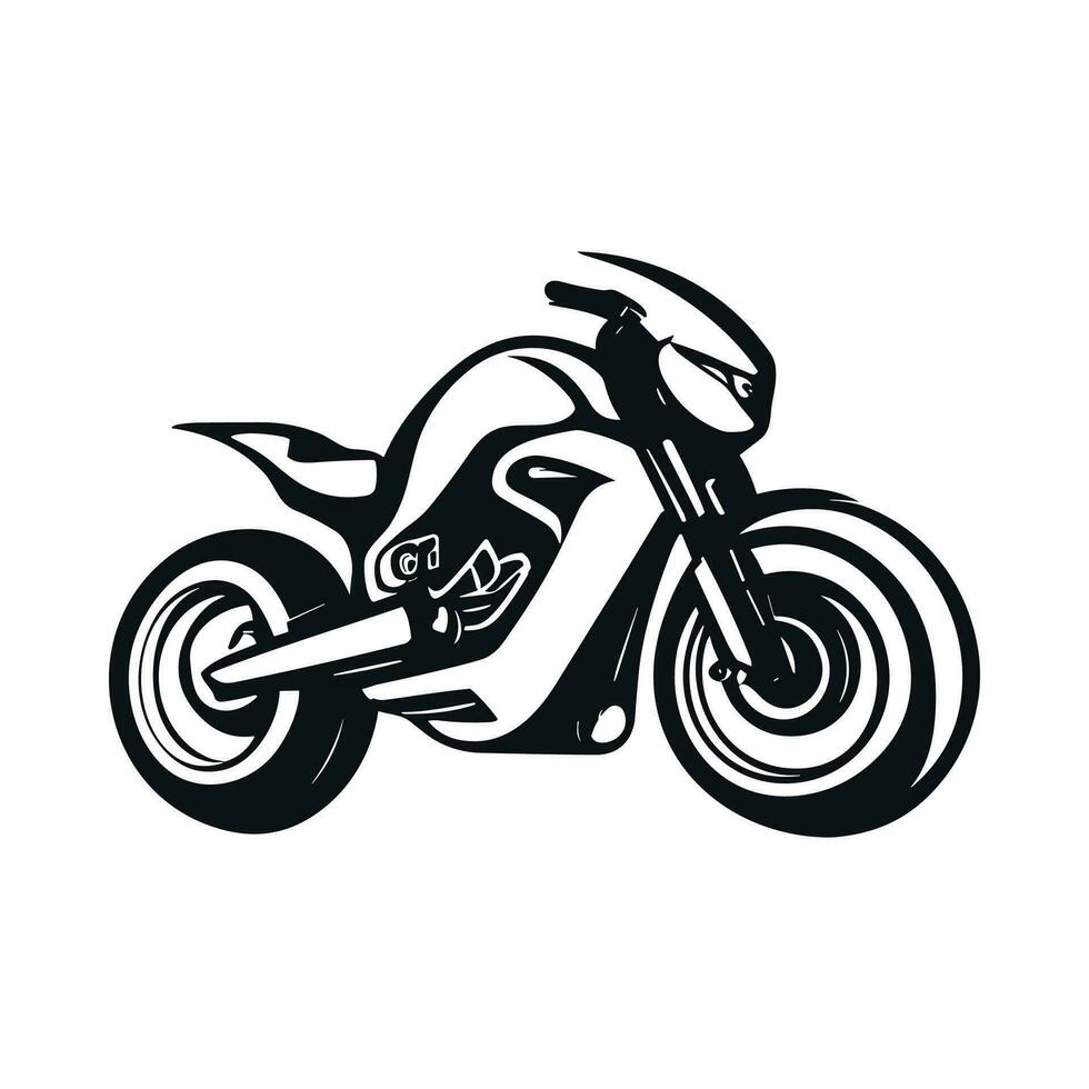 estrada motocicleta, motor esporte logotipo vetor