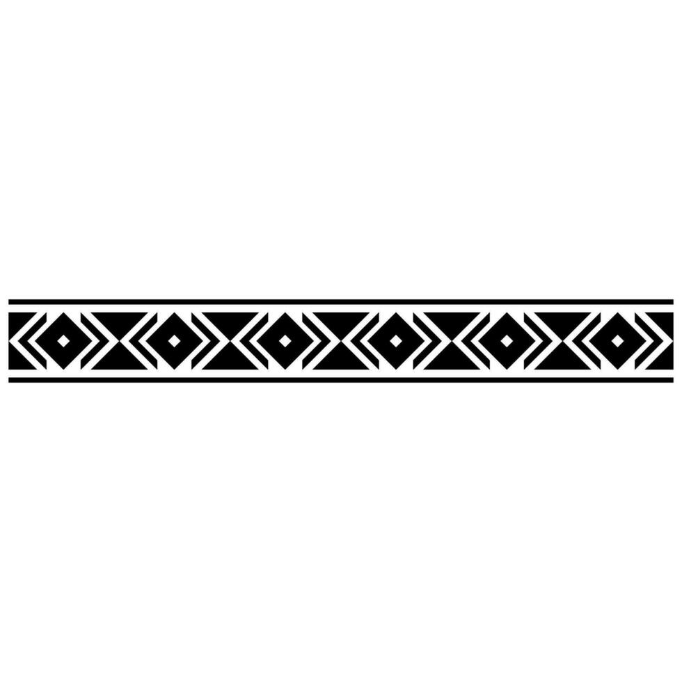 asteca padronizar ícone vetor. fronteira ilustração placa. tribal padronizar símbolo ou logotipo. vetor