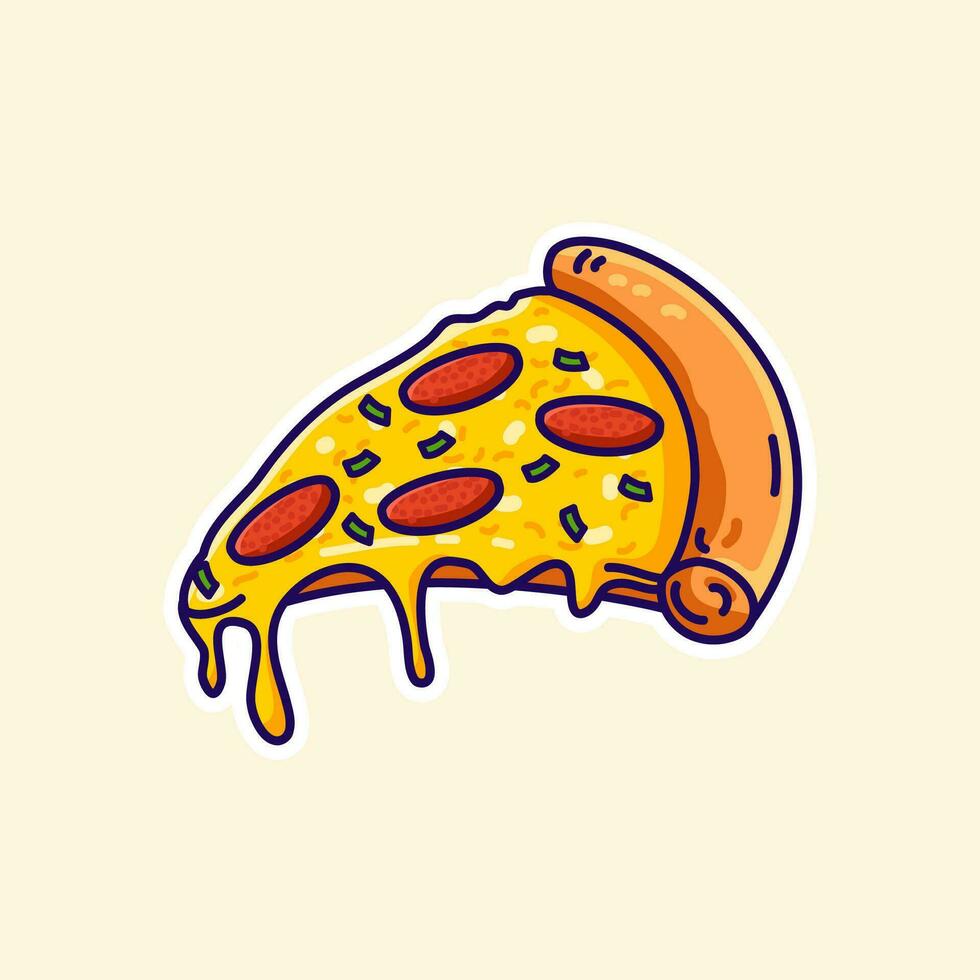 fatia do pizza vetor ilustração