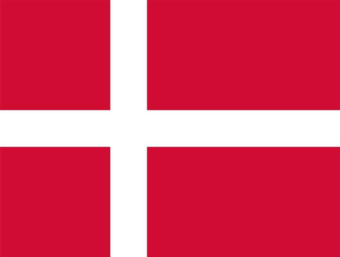 bandeira dinamarquesa da dinamarca vetor