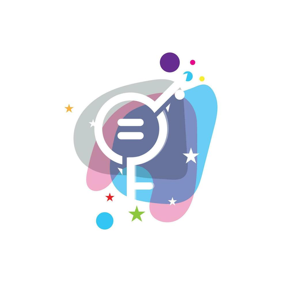 gênero igualdade símbolo ícone vetor ilustração
