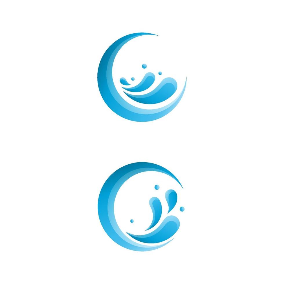 ilustração vetorial de ícone de respingo de água vetor