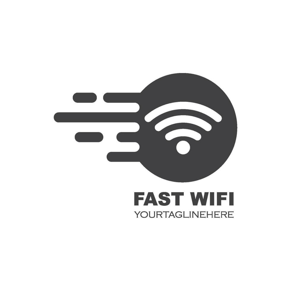 velozes Wi-fi vetor ilustração ícone