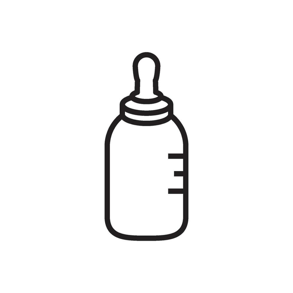 bebê garrafa ícone Projeto vetor modelos