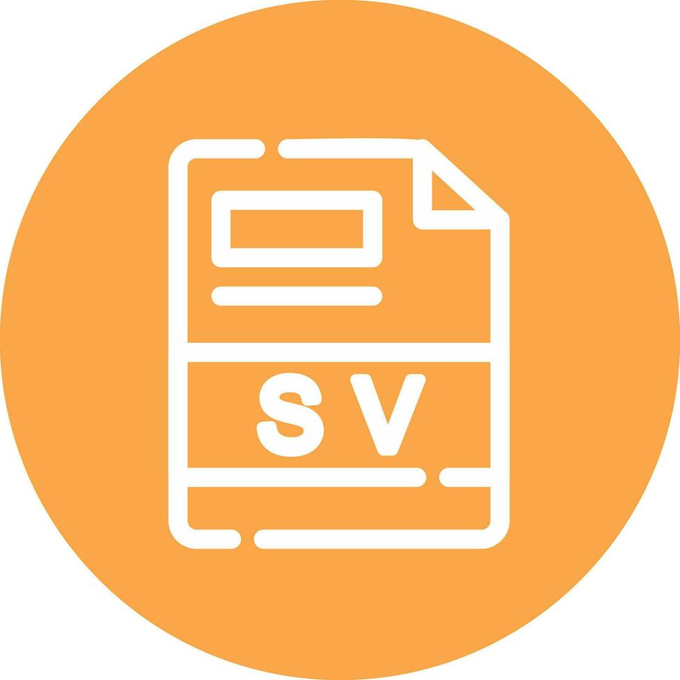 sv criativo ícone Projeto vetor