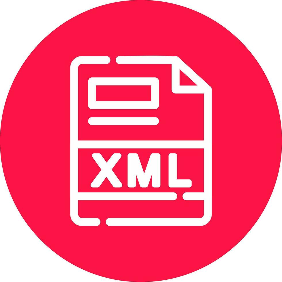 xml criativo ícone Projeto vetor