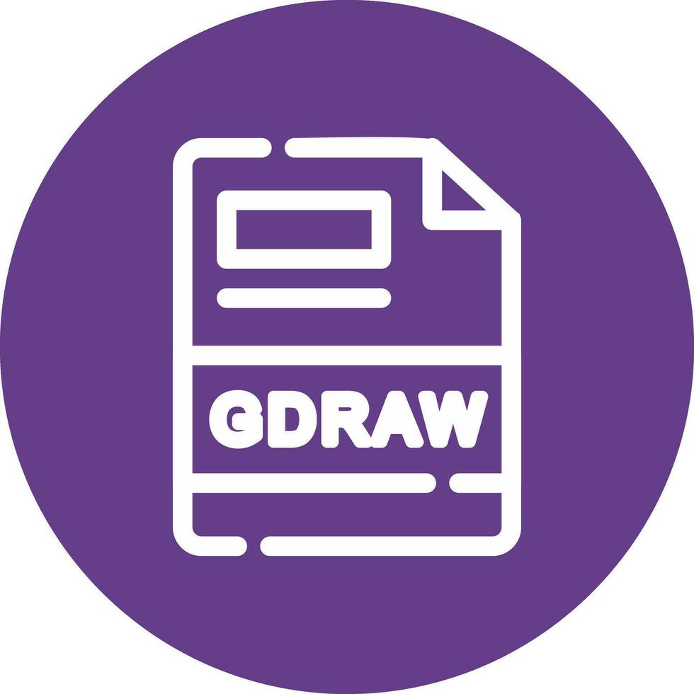 gdraw criativo ícone Projeto vetor