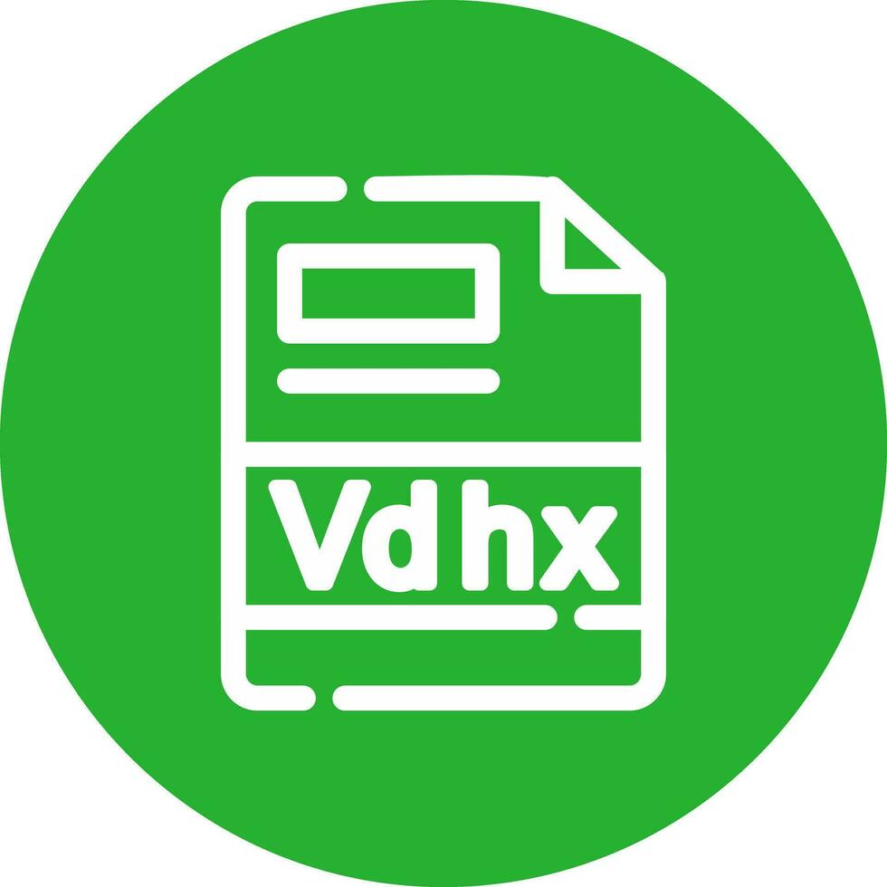 vdhx criativo ícone Projeto vetor