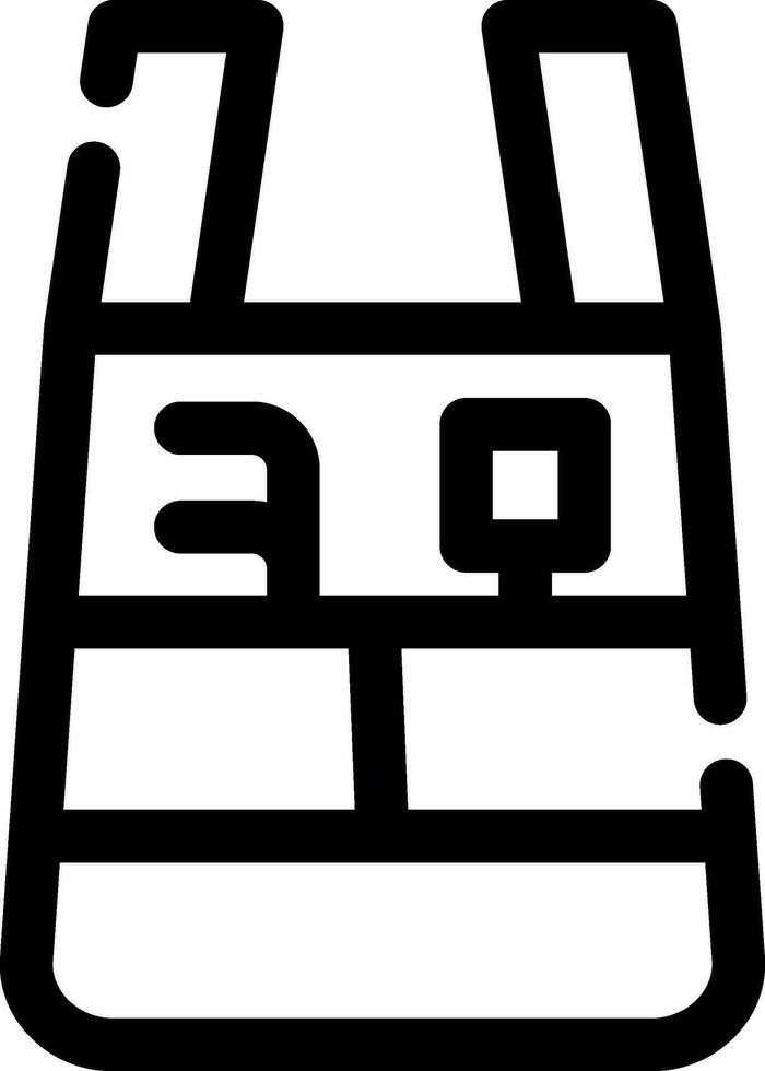 design de ícone criativo de avental vetor
