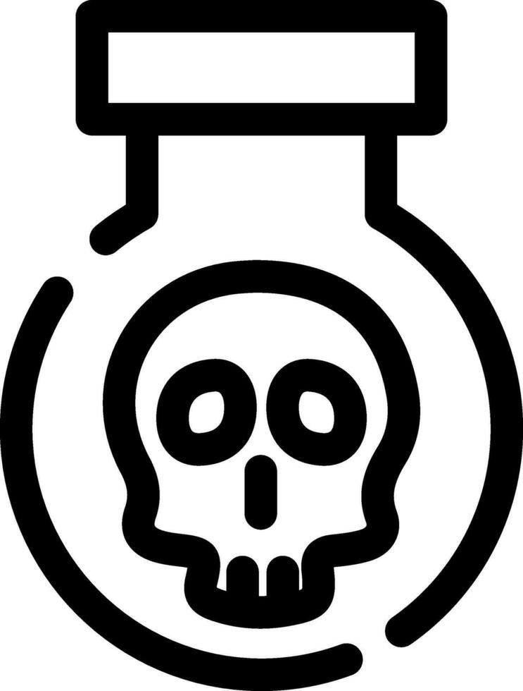 design de ícone criativo de veneno vetor