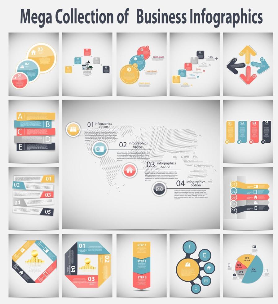 ilustração em vetor infográfico modelo de negócios