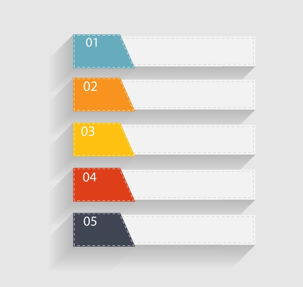 modelos de infográfico para ilustração vetorial de negócios vetor