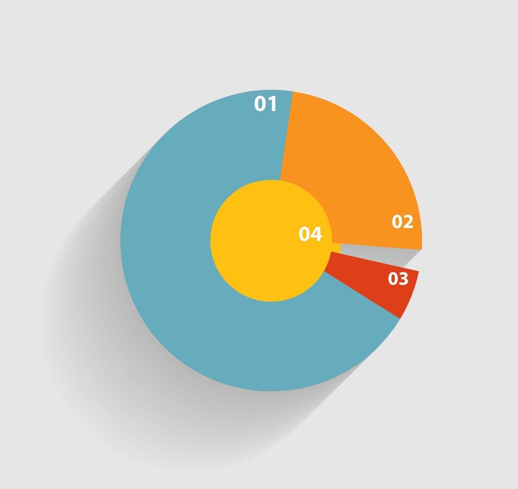 modelos de infográfico para ilustração vetorial de negócios vetor