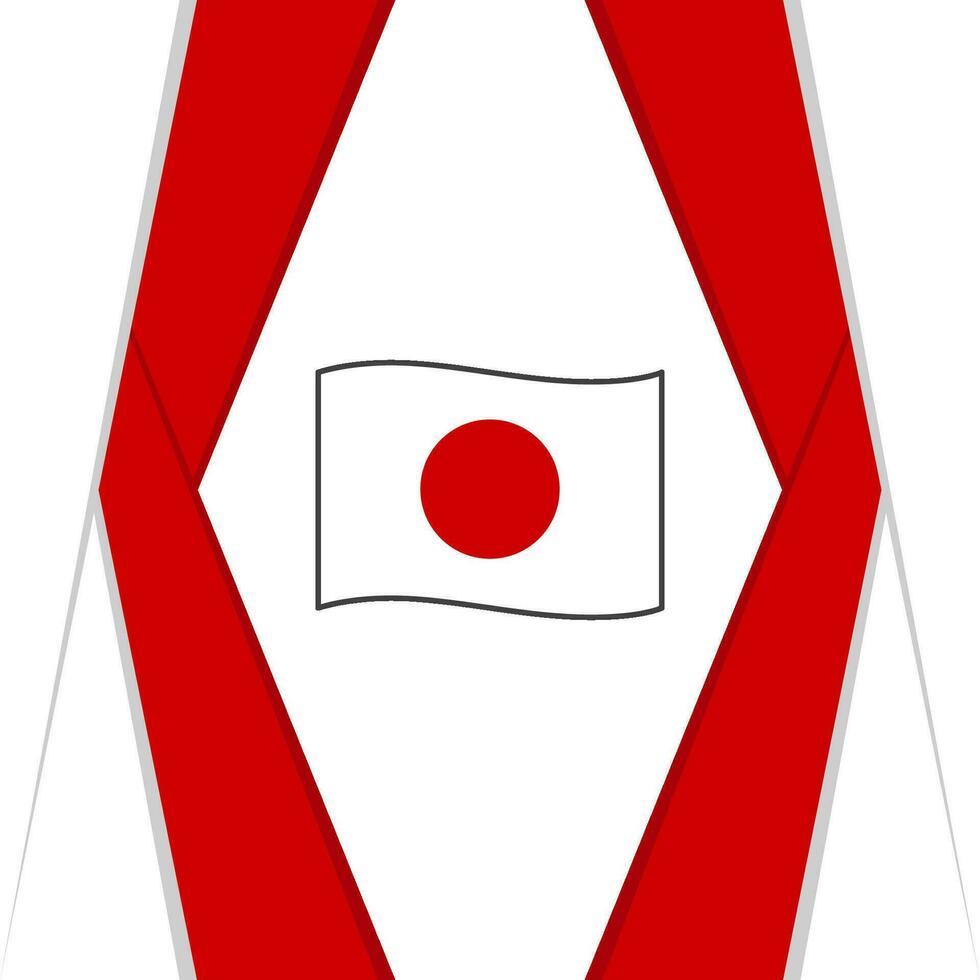 Japão bandeira abstrato fundo Projeto modelo. Japão independência dia bandeira social meios de comunicação publicar. Japão fundo vetor