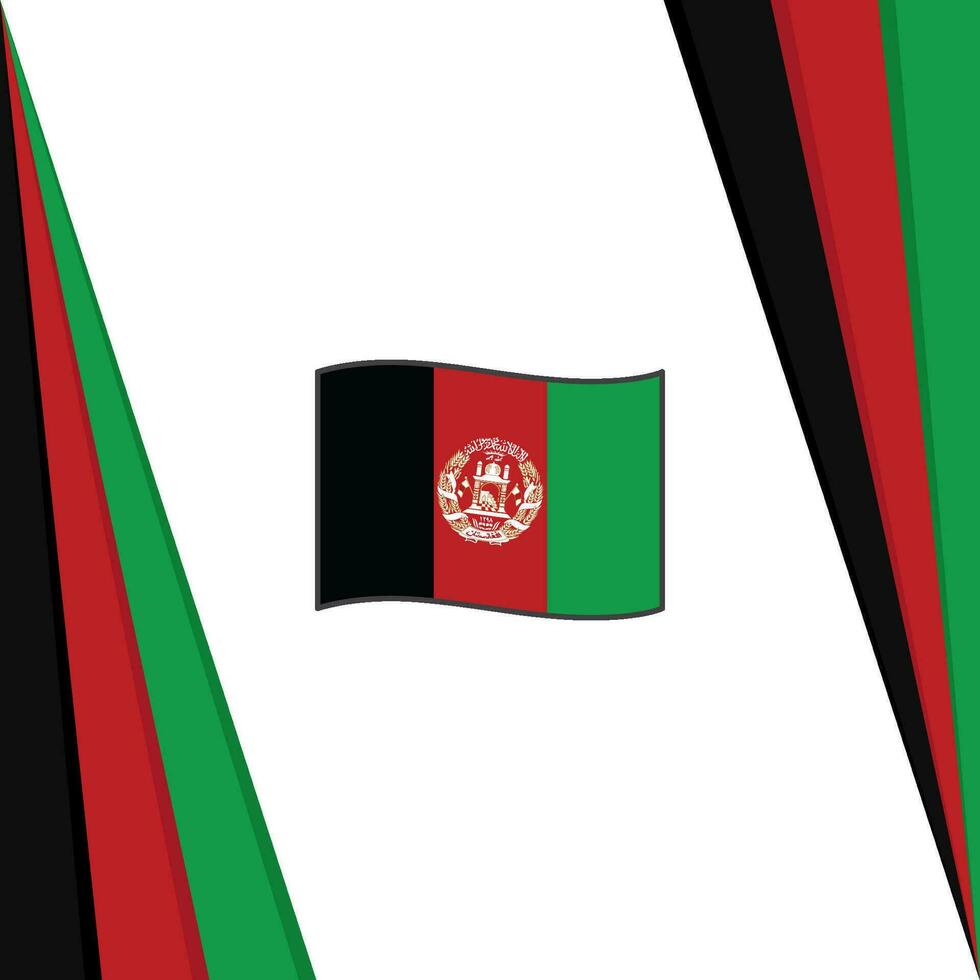 Afeganistão bandeira abstrato fundo Projeto modelo. Afeganistão independência dia bandeira social meios de comunicação publicar. Afeganistão bandeira vetor