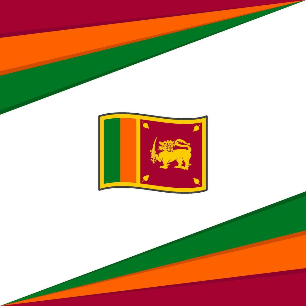 sri lanka bandeira abstrato fundo Projeto modelo. sri lanka independência dia bandeira social meios de comunicação publicar. sri lanka bandeira vetor