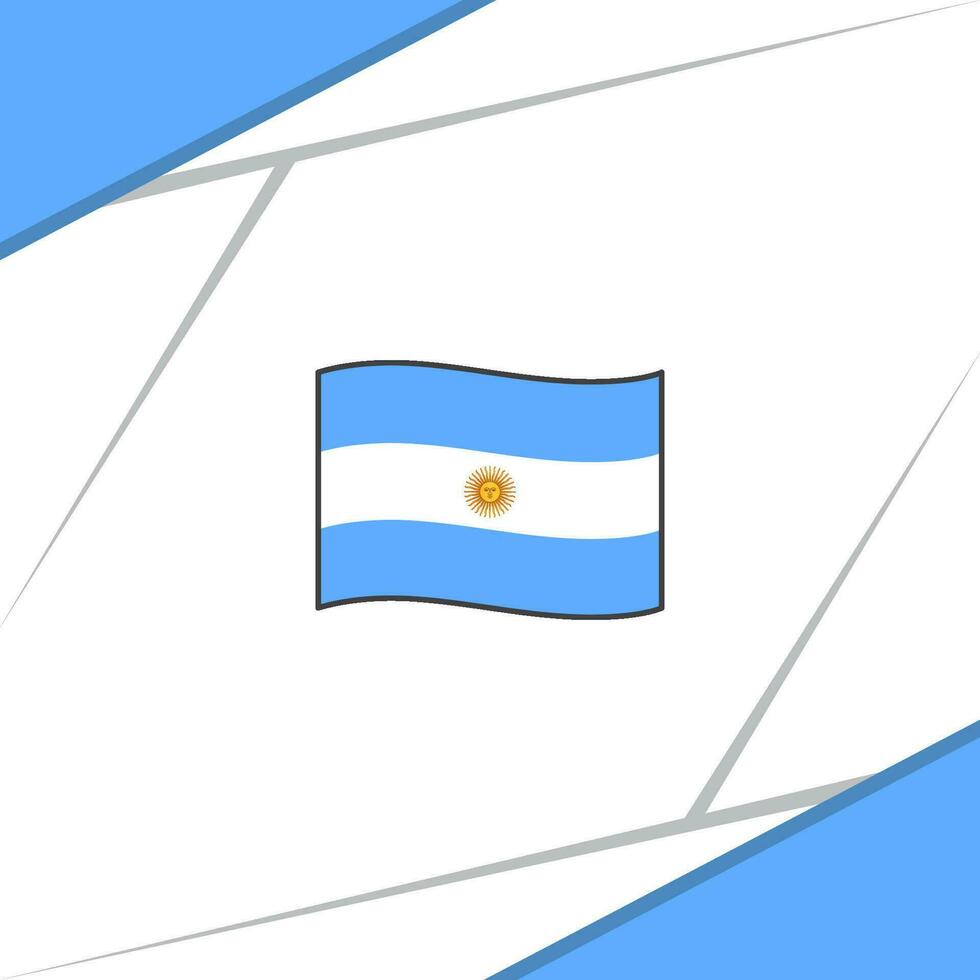 Argentina bandeira abstrato fundo Projeto modelo. Argentina independência dia bandeira social meios de comunicação publicar. Argentina Projeto vetor