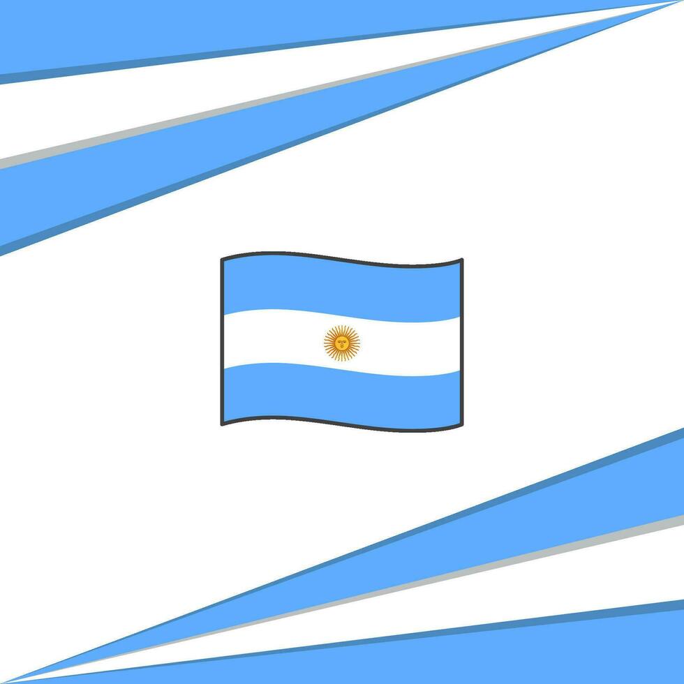 Argentina bandeira abstrato fundo Projeto modelo. Argentina independência dia bandeira social meios de comunicação publicar. Argentina bandeira vetor