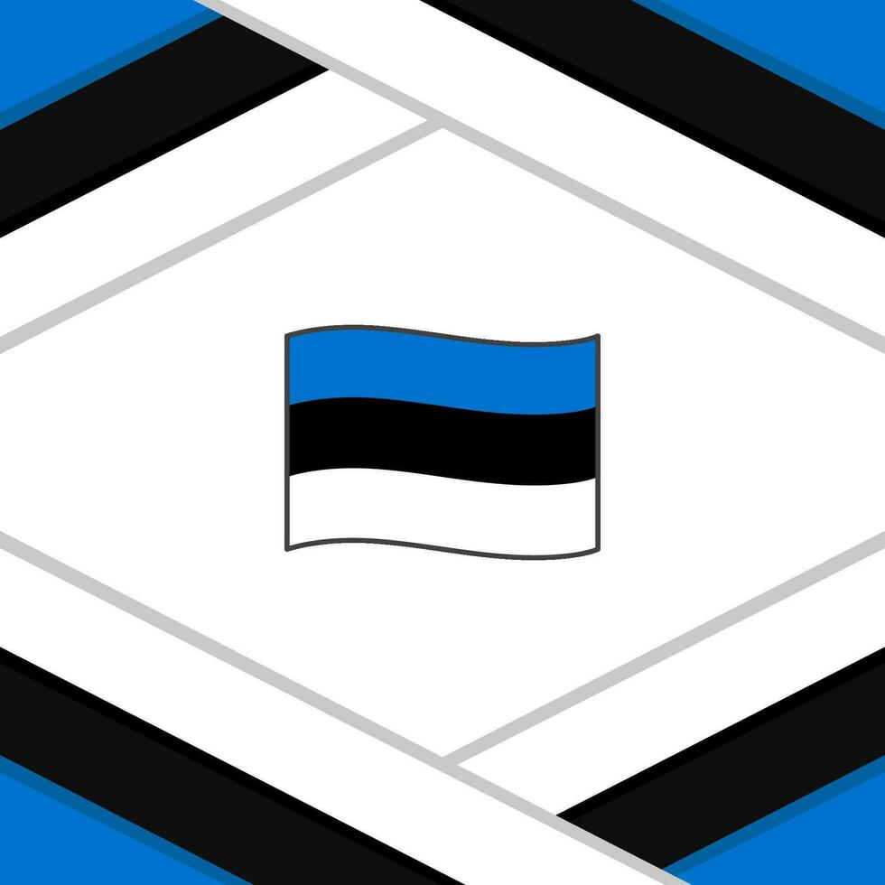 Estônia bandeira abstrato fundo Projeto modelo. Estônia independência dia bandeira social meios de comunicação publicar. Estônia ilustração vetor