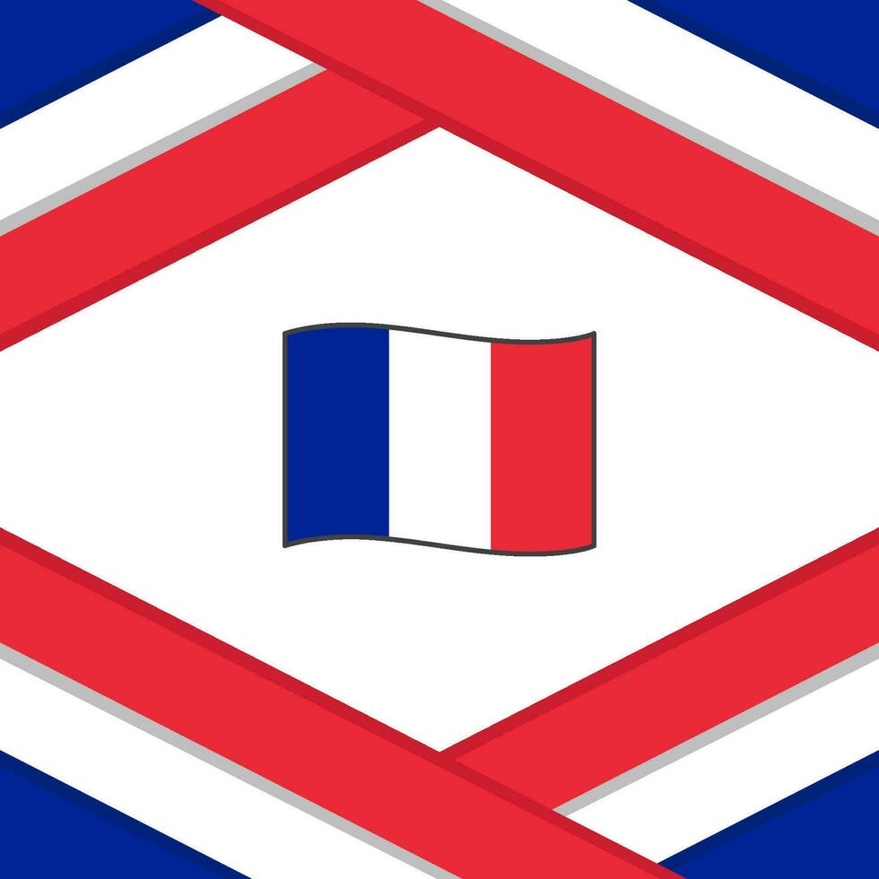 França bandeira abstrato fundo Projeto modelo. França independência dia bandeira social meios de comunicação publicar. França vetor