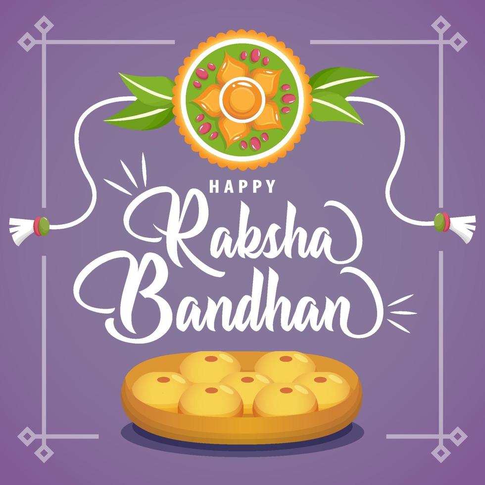 fundo de rakhsha bandhan vetor