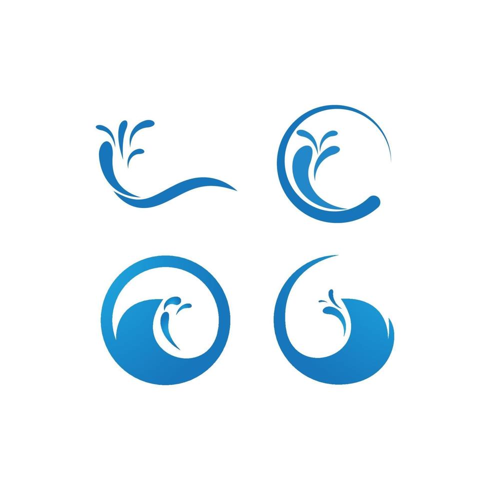 logotipo do respingo de água vetor
