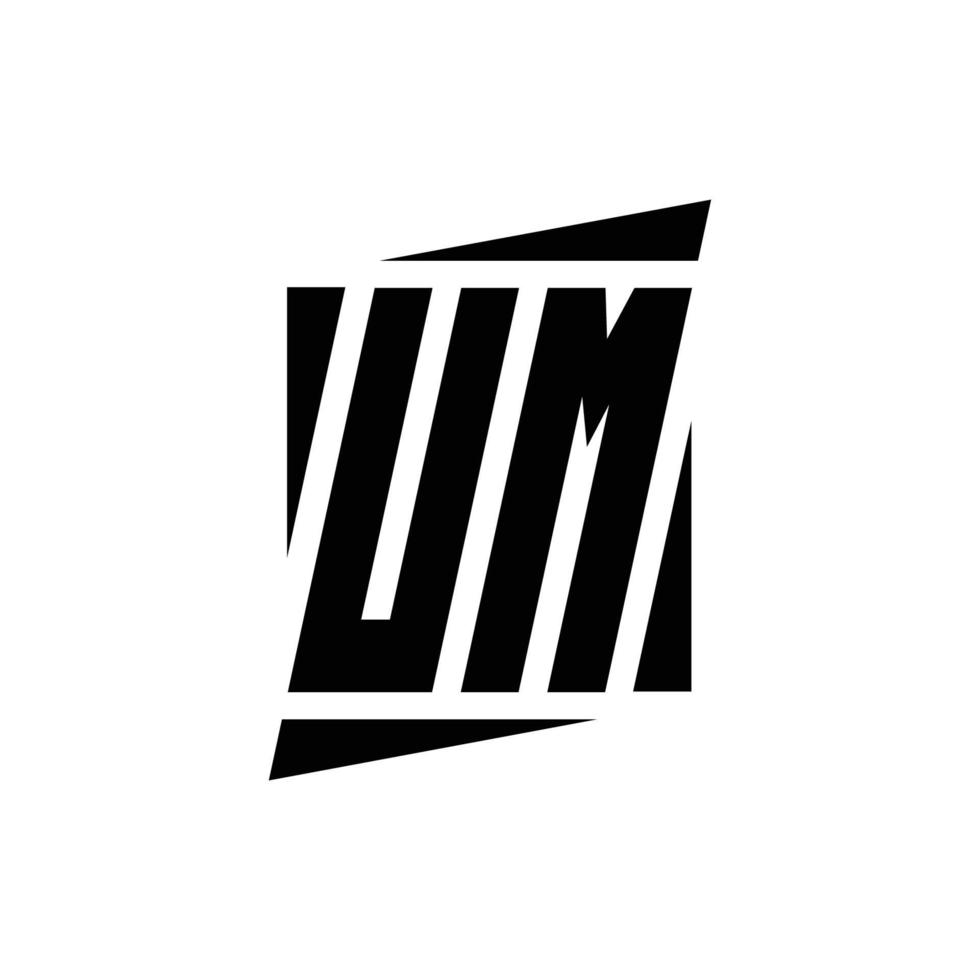 modelo de design de monograma de logotipo vetor