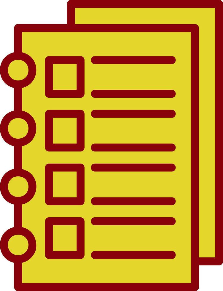 design de ícone de vetor de lista