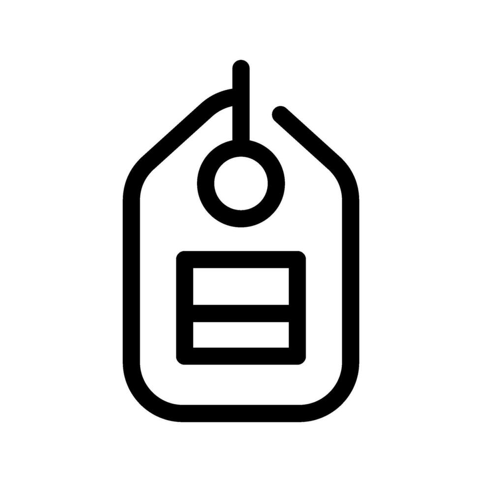 tag ícone vetor símbolo Projeto ilustração