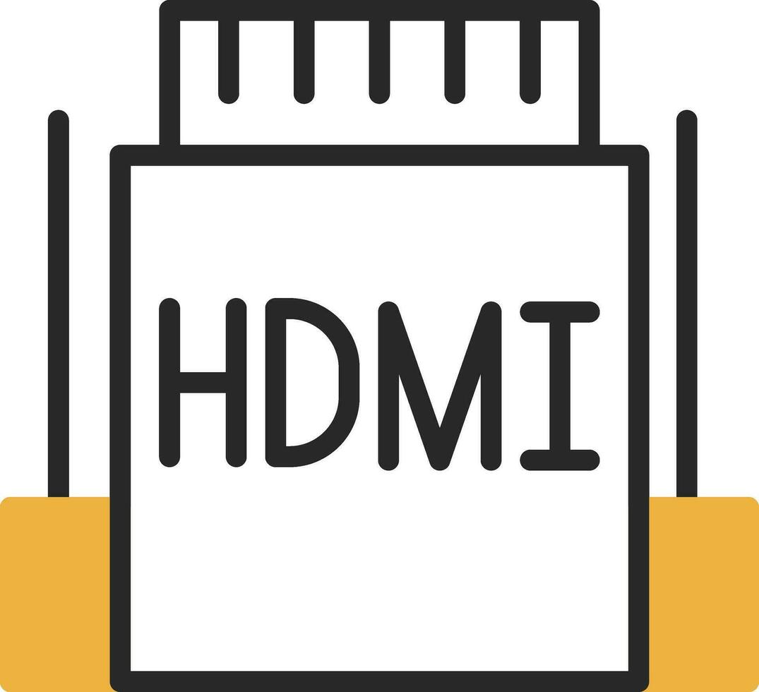 hdmi vetor ícone Projeto