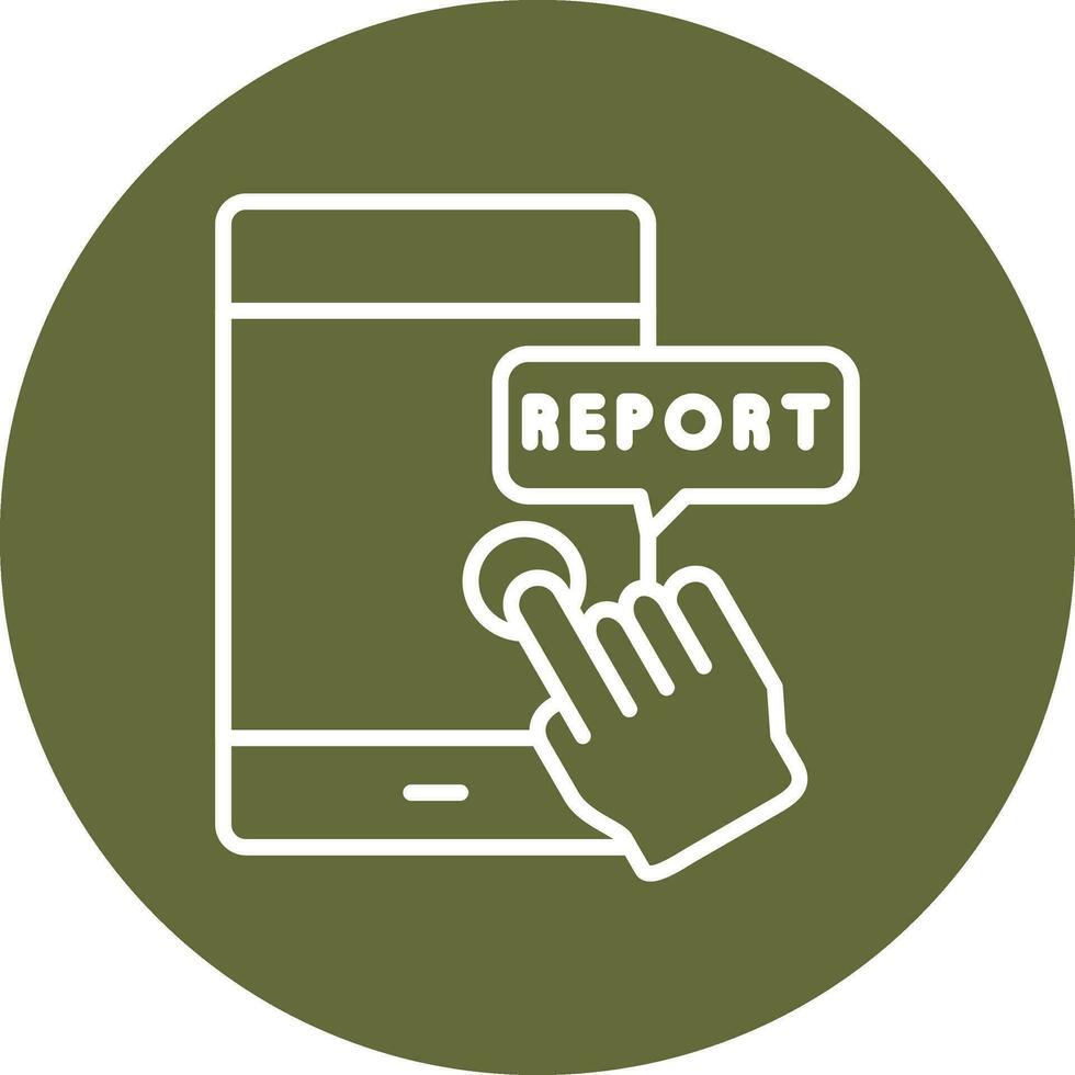 ícone de vetor de relatório