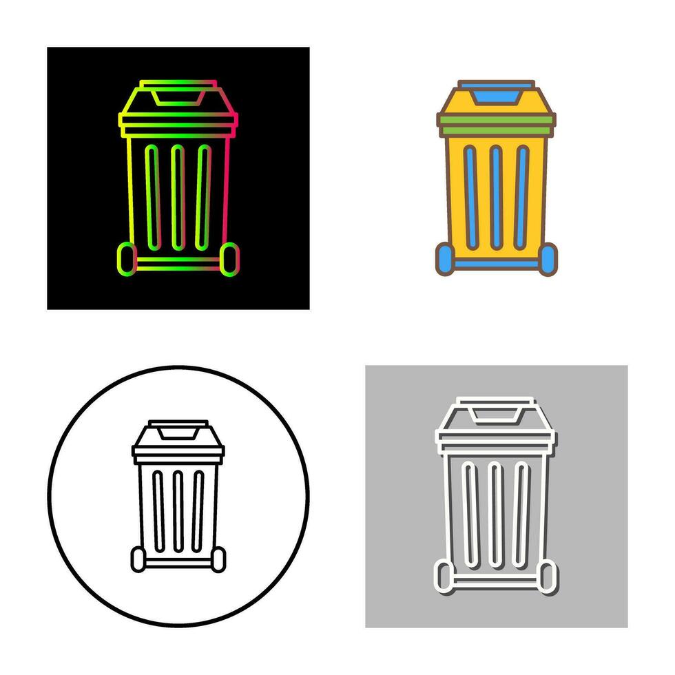 ícone de vetor de lixo