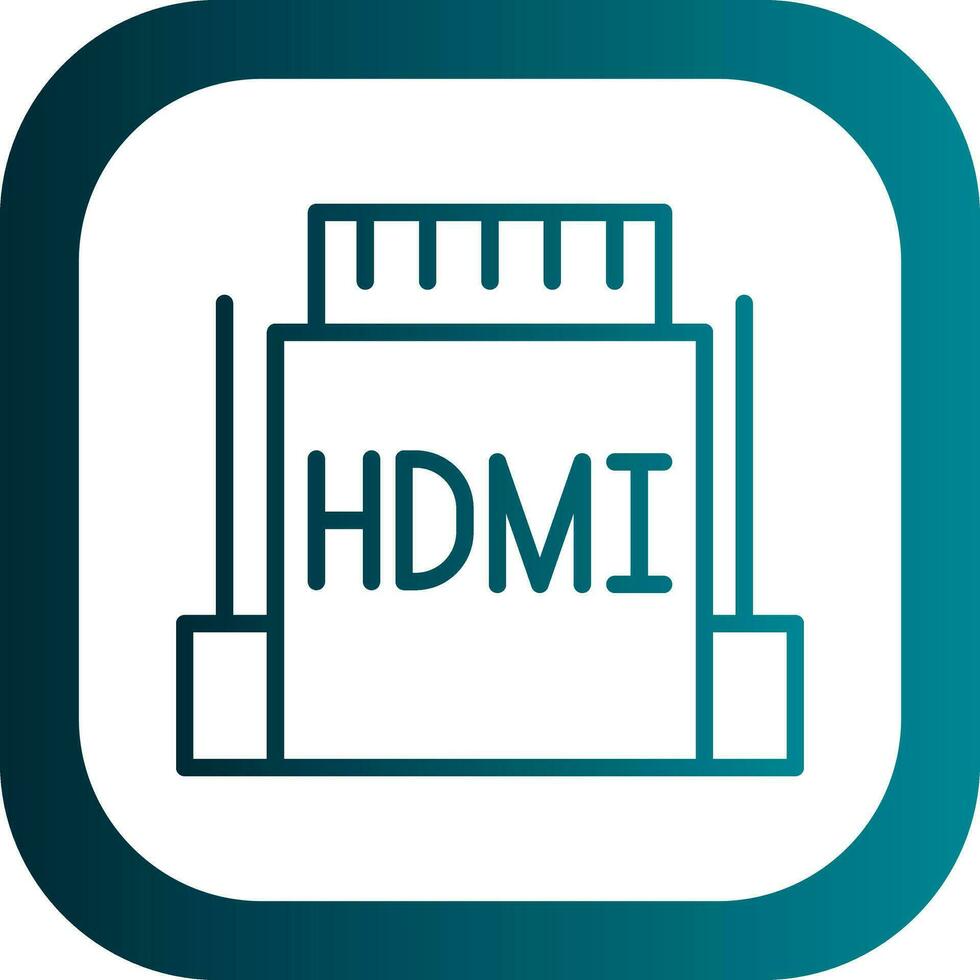 hdmi vetor ícone Projeto