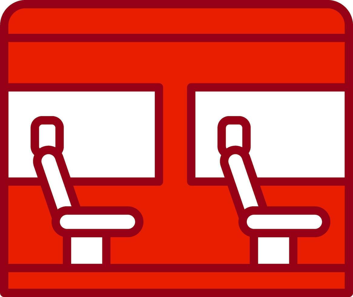 ícone de vetor de assento