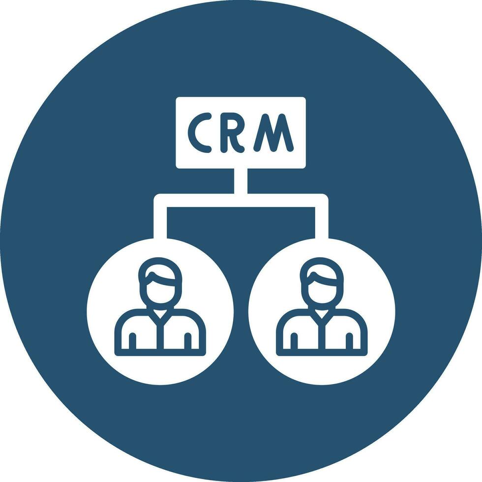 ícone do vetor crm