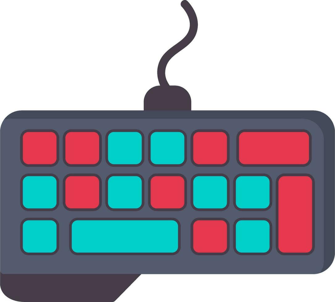 ícone de vetor de teclado