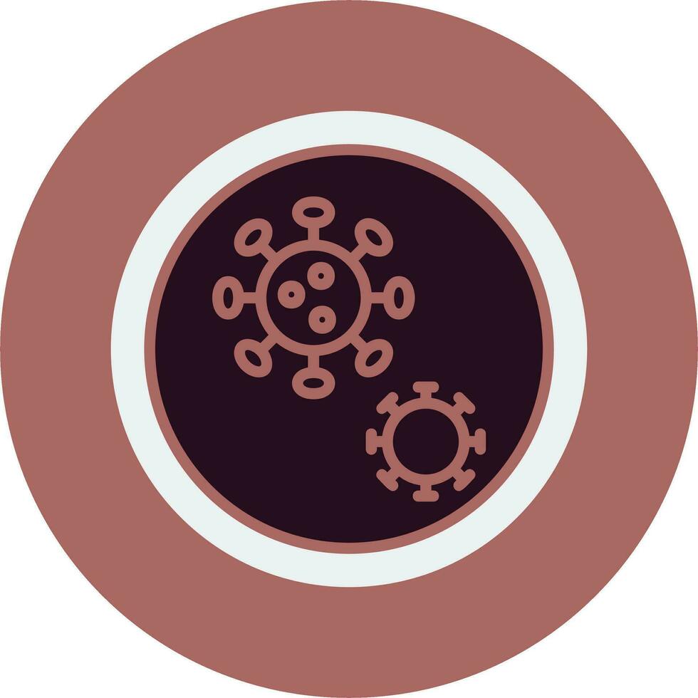 ícone de vetor de placa de Petri