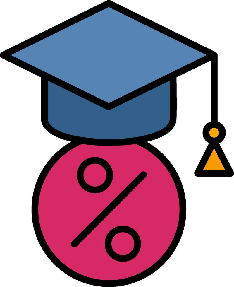 ícone de vetor graduado