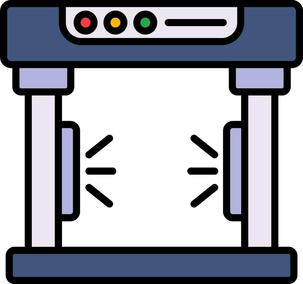 ícone de vetor de detector de metais