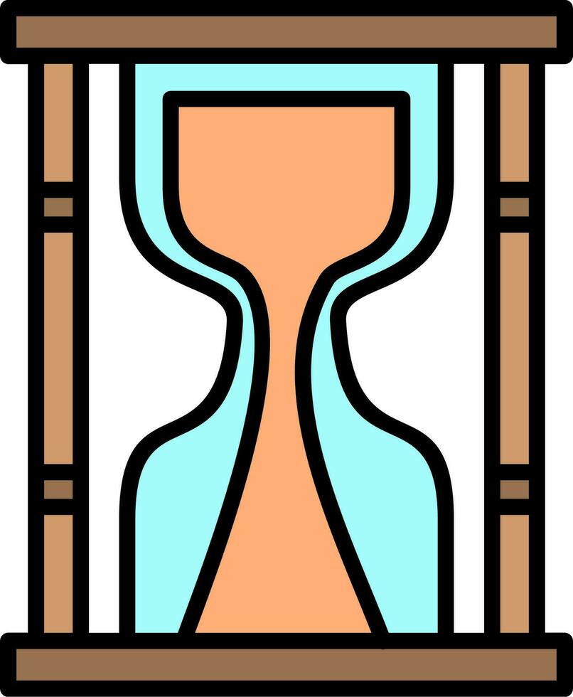 ícone de vetor de ampulheta