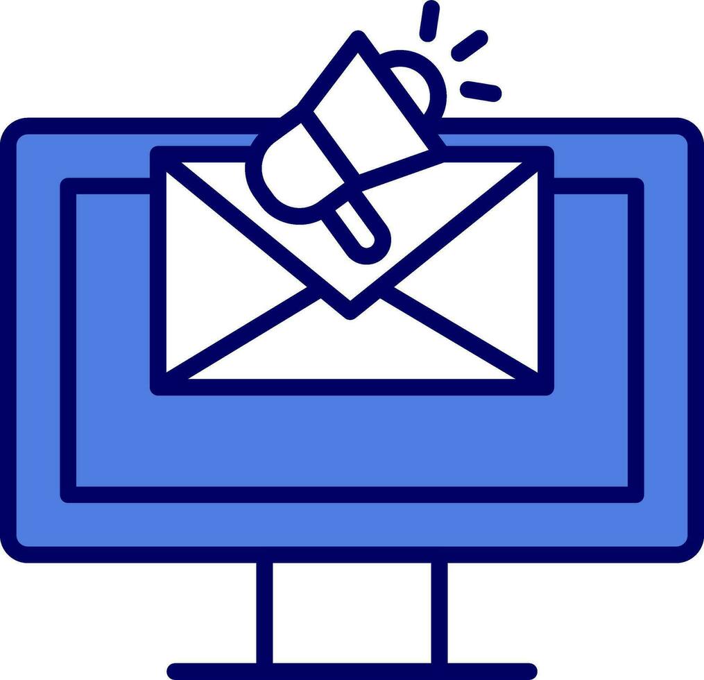 ícone de vetor de e-mail marketing