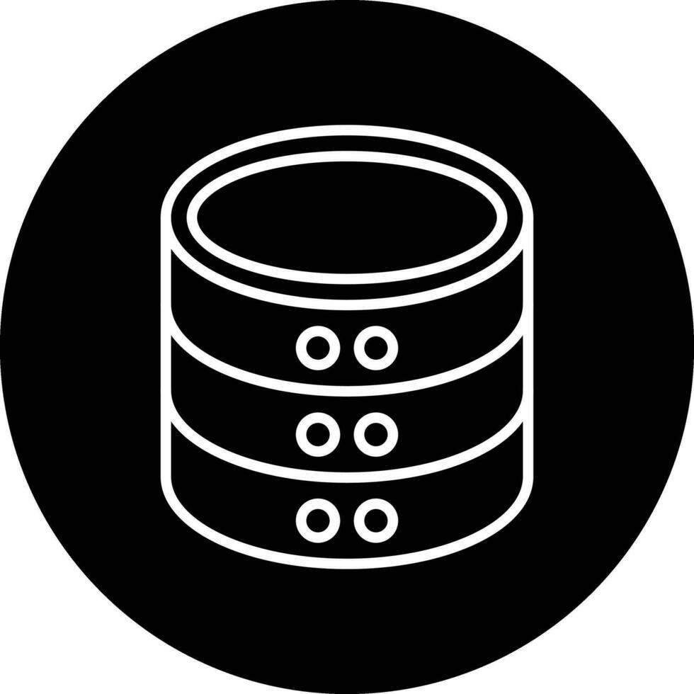 bases de dados vetor ícone
