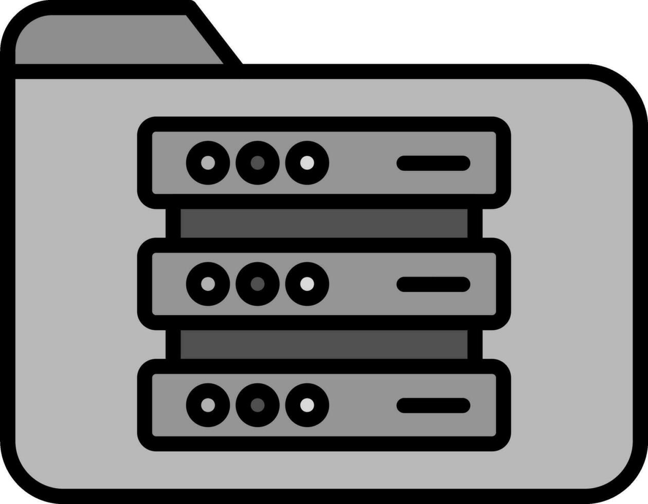 ícone de vetor de armazenamento de arquivos