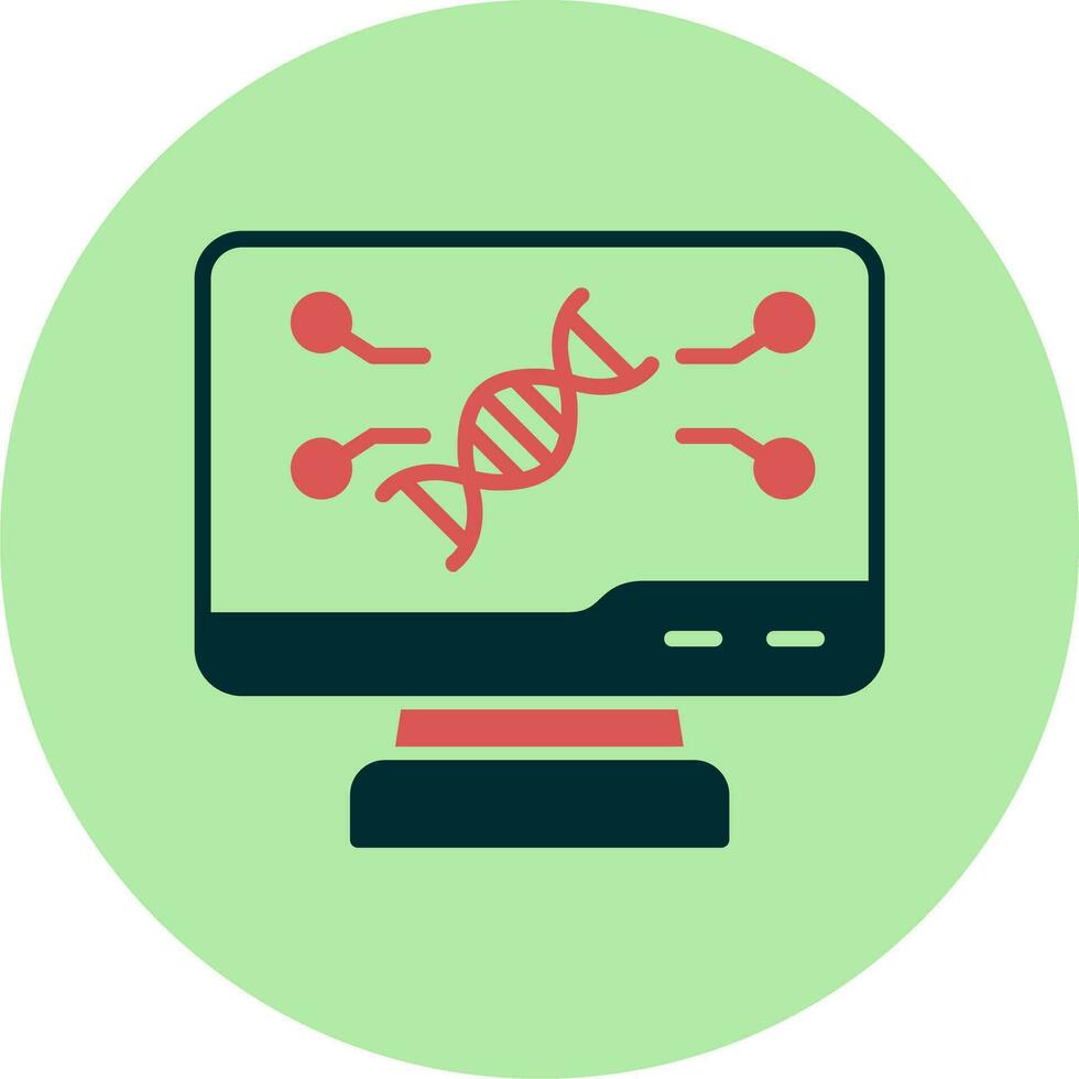 ícone de vetor de DNA