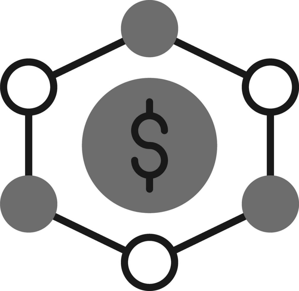 ícone do vetor blockchain