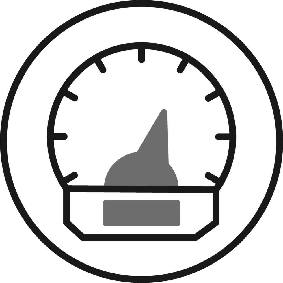 ícone de vetor de velocímetro