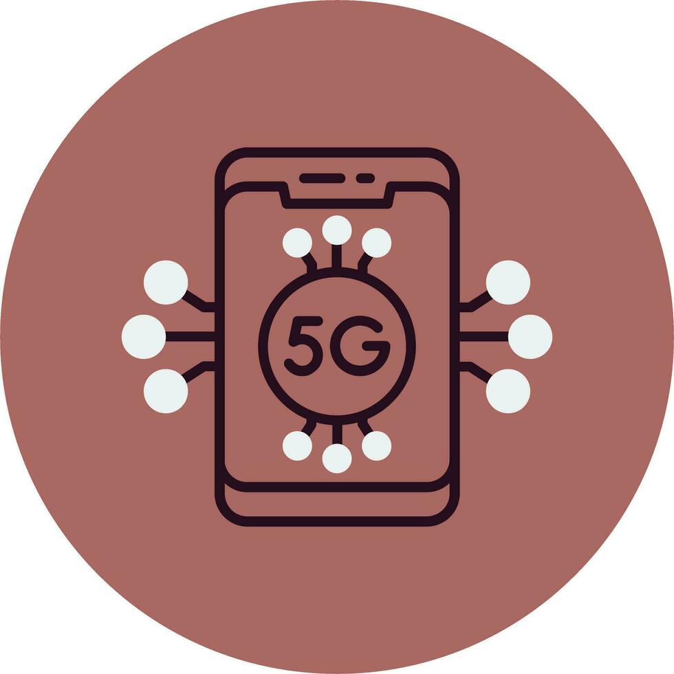 ícone de vetor 5g