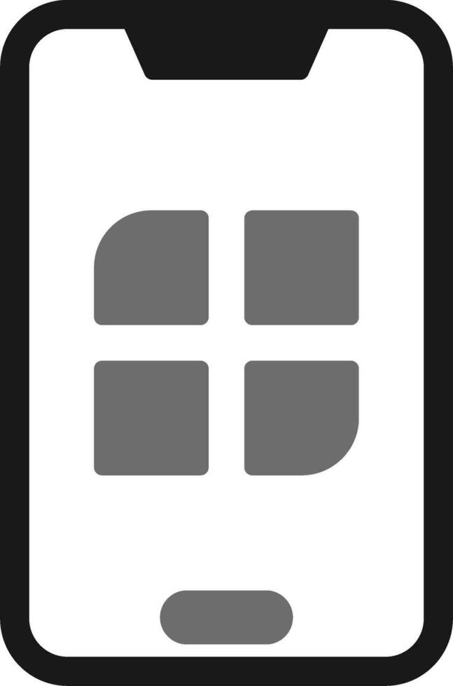 ícone de vetor de aplicativo móvel