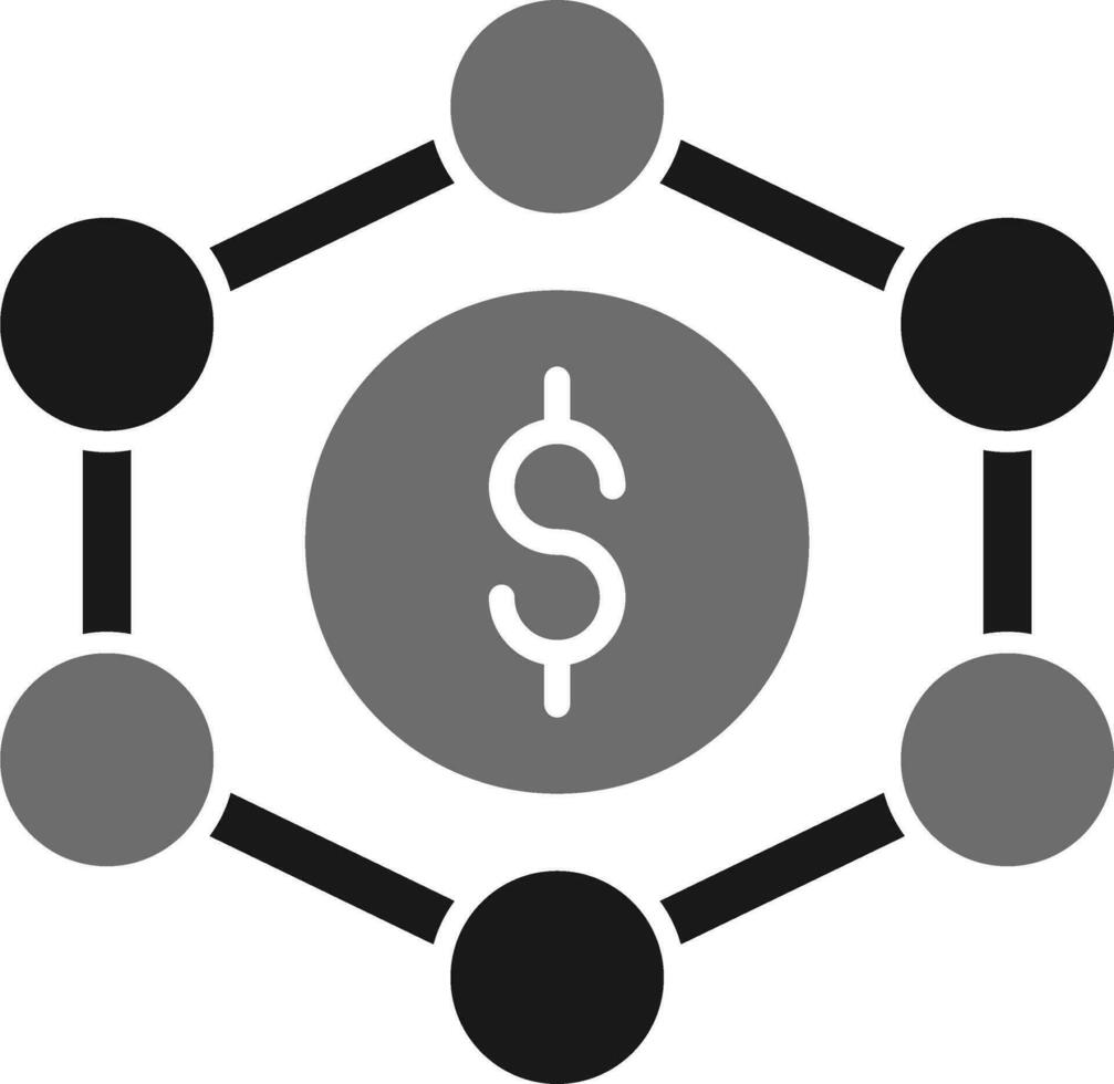 ícone do vetor blockchain